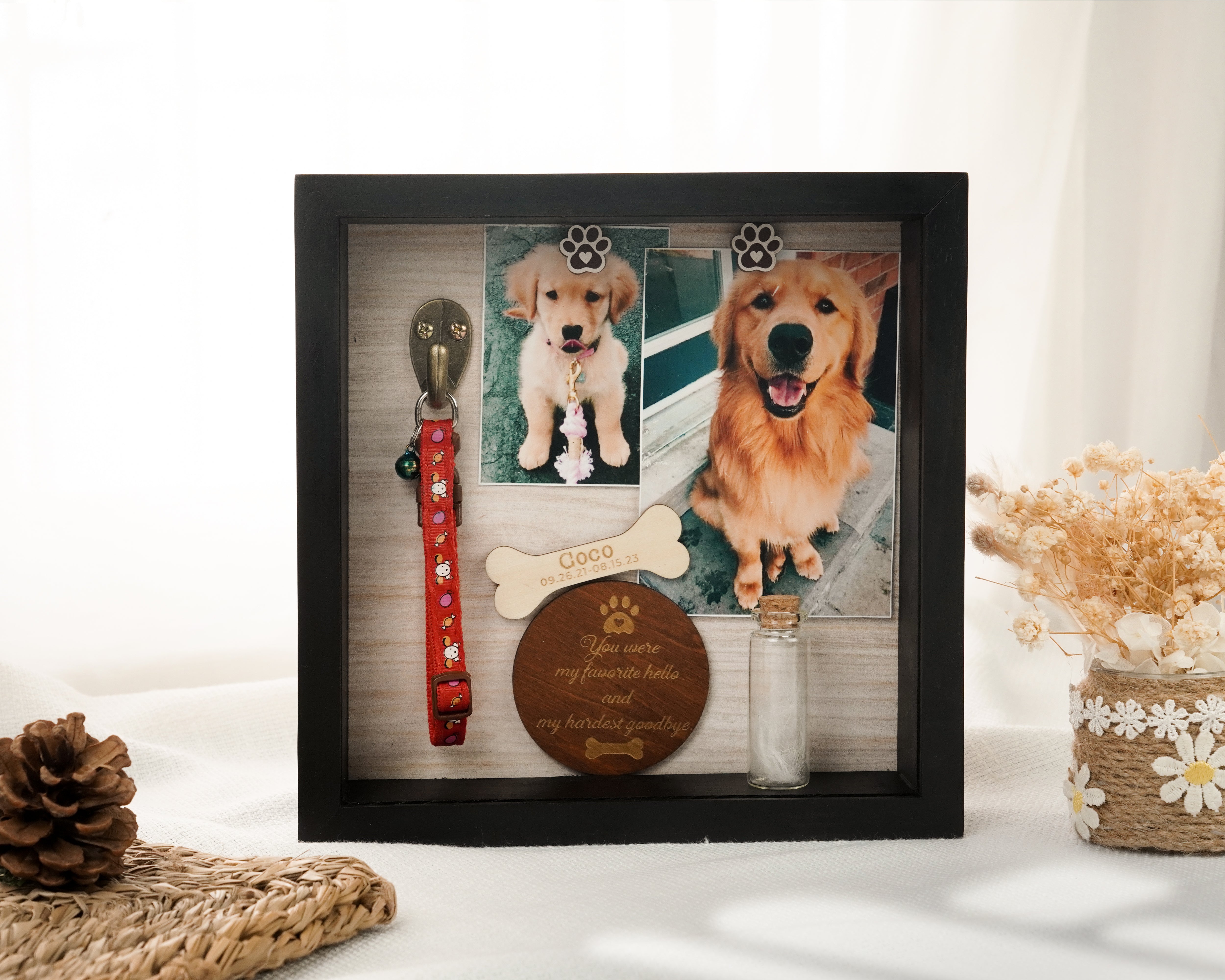 Pet Shadow Box Picture Frame