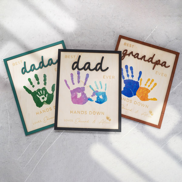 Hands Down Best Dad Ever Frame