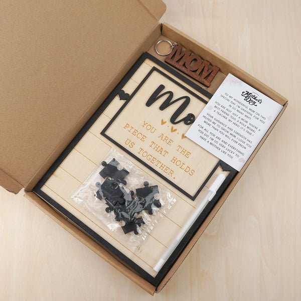 Mom Piece Sign Frame