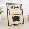 Mom Piece Sign Frame