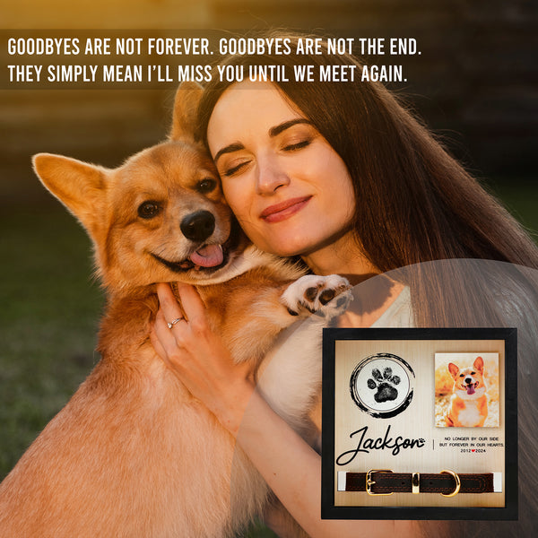 Pet Pawprint Kit Photo Shadow Box