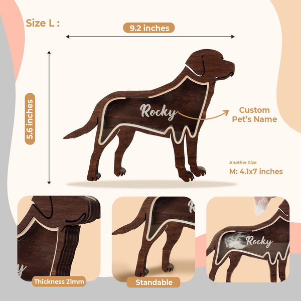Dog Fur Shadow Box