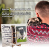 Pet Memorial Picture Frame with Collar Holder